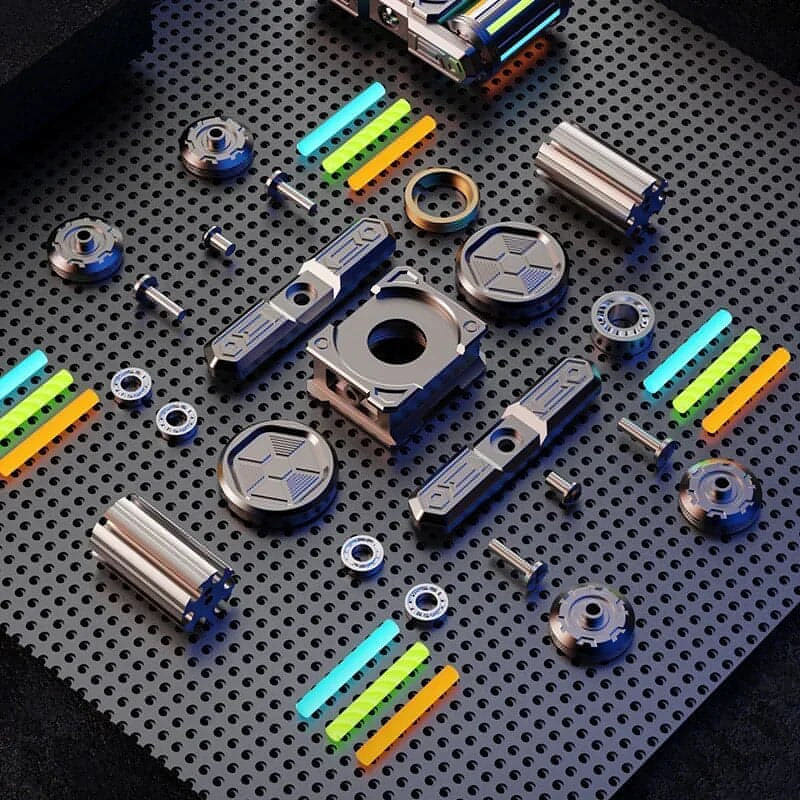 Tank EDC Metal Fidget Spinner FIDGETHUB